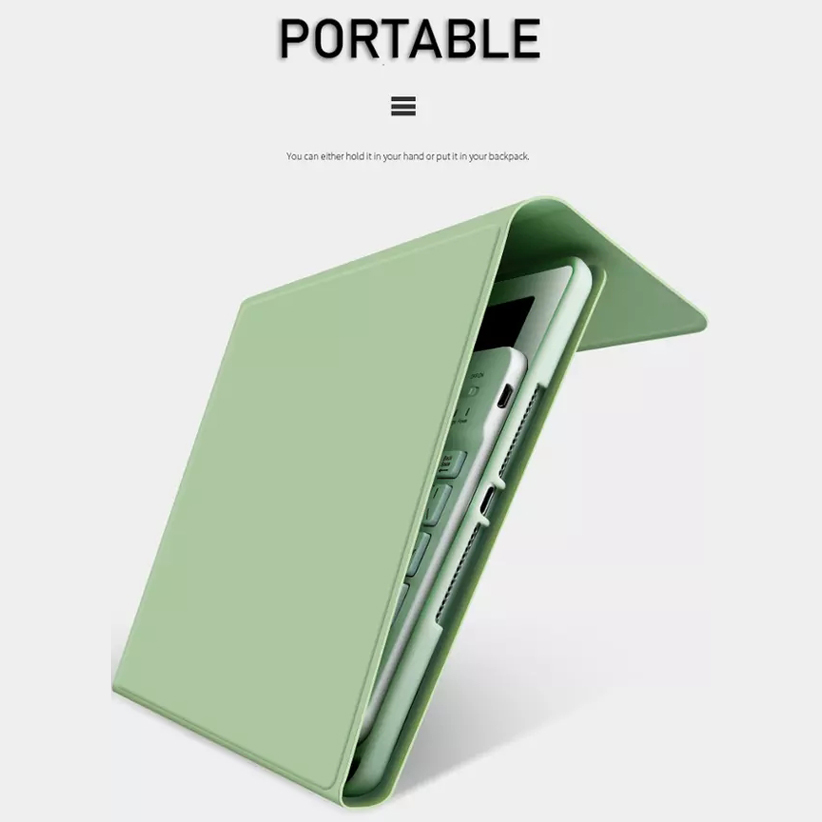 2024 New iPad Bluetooth Keyboard Case  with Pencil Holder,Detachable wireless iPad keybaord
